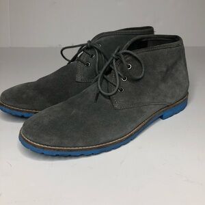 Men's Kurt Geiger Gray Suede Desert Boots Sz 41